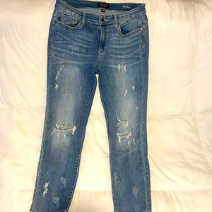 Judy Blue Medium Wash Distressed Skinny Jeans